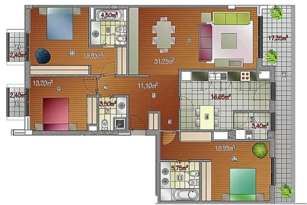 דירות פונשל Vista Mar - Ac, Pool & Gym מראה חיצוני תמונה
